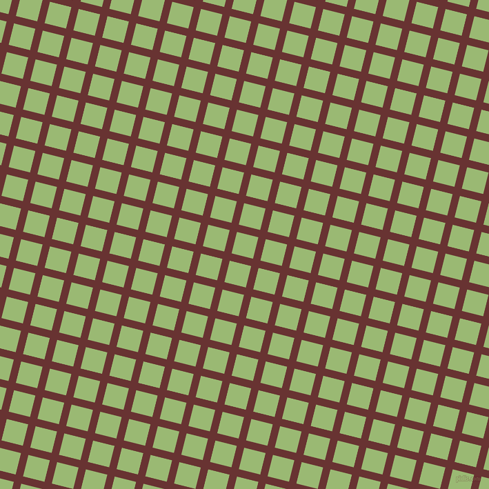 76/166 degree angle diagonal checkered chequered lines, 11 pixel lines width, 32 pixel square size, Persian Plum and Olivine plaid checkered seamless tileable