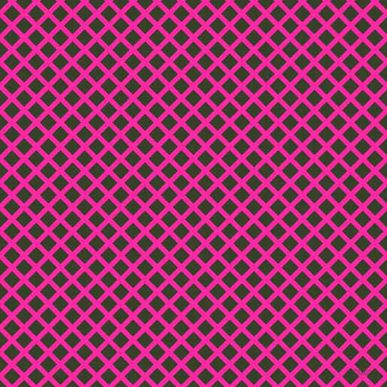 45/135 degree angle diagonal checkered chequered lines, 7 pixel line width, 17 pixel square size, Persian Rose and Seaweed plaid checkered seamless tileable