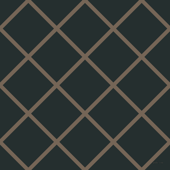 45/135 degree angle diagonal checkered chequered lines, 13 pixel lines width, 123 pixel square size, Pine Cone and Swamp plaid checkered seamless tileable
