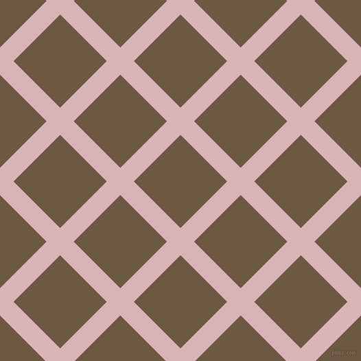 45/135 degree angle diagonal checkered chequered lines, 28 pixel lines width, 96 pixel square sizePink Flare and Tobacco Brown plaid checkered seamless tileable