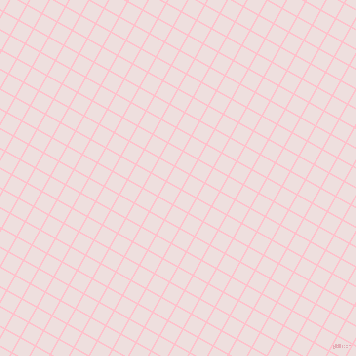 61/151 degree angle diagonal checkered chequered lines, 3 pixel lines width, 32 pixel square size, Pink and Soft Peach plaid checkered seamless tileable