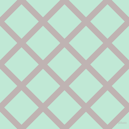 45/135 degree angle diagonal checkered chequered lines, 25 pixel line width, 102 pixel square size, Pink Swan and Aero Blue plaid checkered seamless tileable