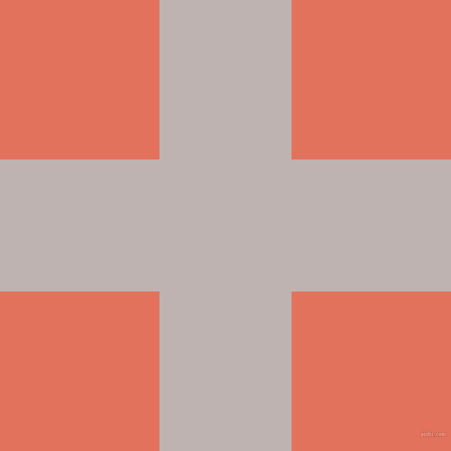 checkered chequered horizontal vertical lines, 188 pixel lines width, 454 pixel square size, Pink Swan and Terra Cotta plaid checkered seamless tileable