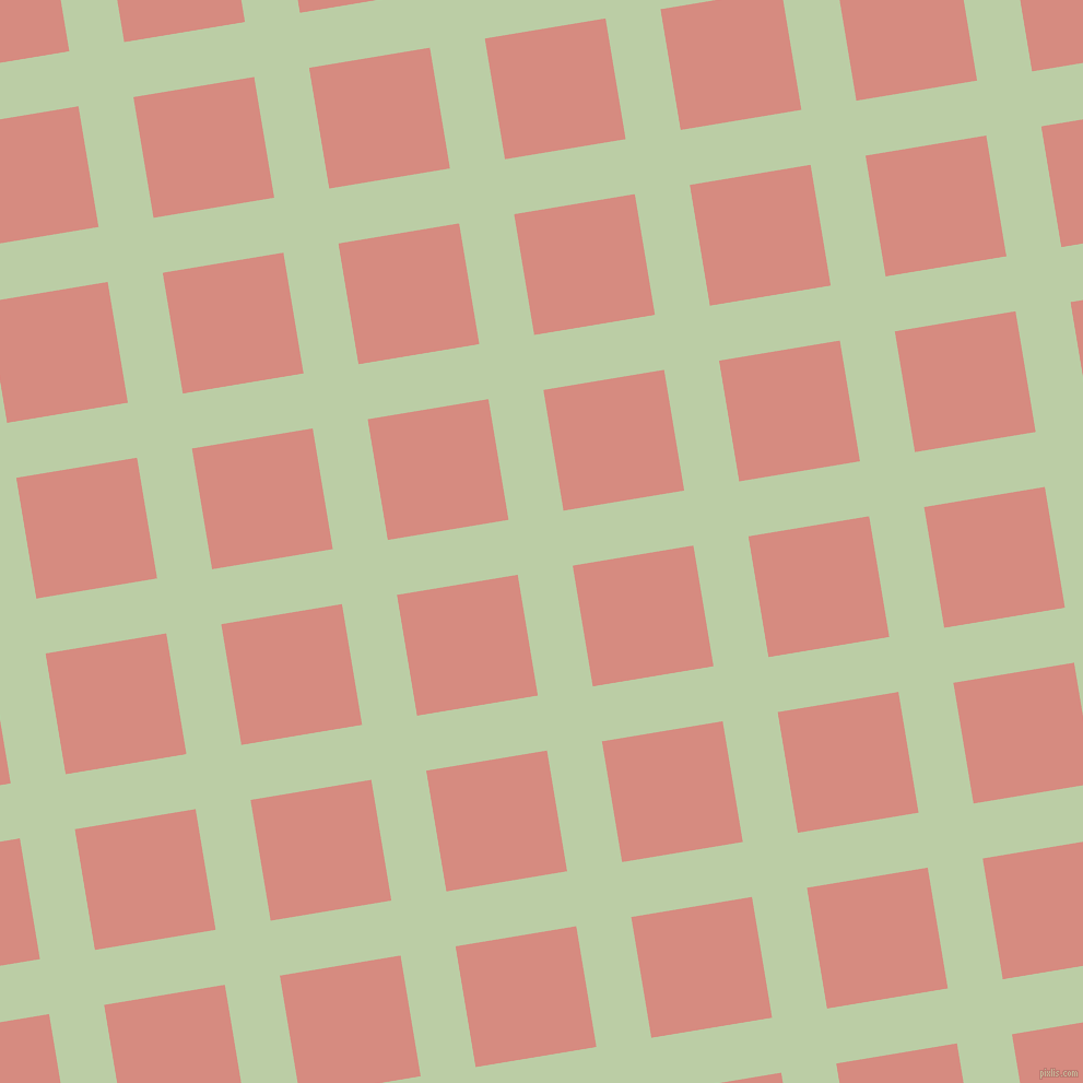 9/99 degree angle diagonal checkered chequered lines, 51 pixel lines width, 112 pixel square size, Pixie Green and My Pink plaid checkered seamless tileable