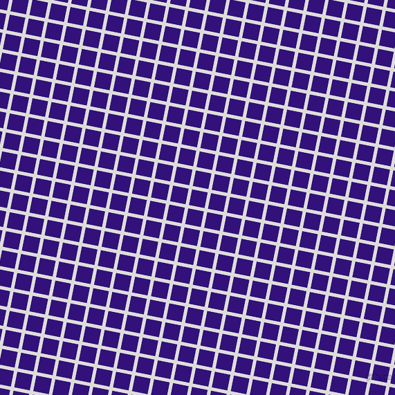 79/169 degree angle diagonal checkered chequered lines, 5 pixel lines width, 23 pixel square size, Porcelain and Persian Indigo plaid checkered seamless tileable