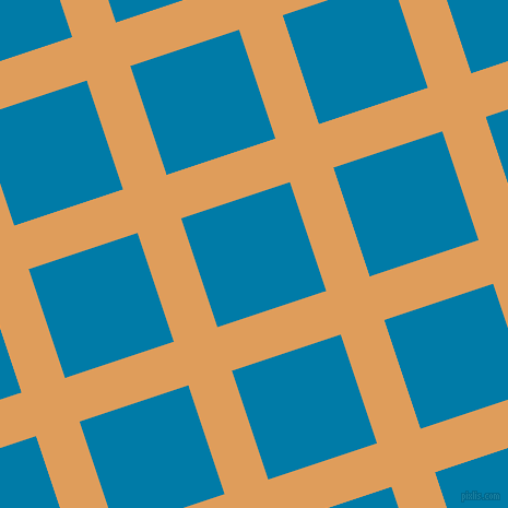 18/108 degree angle diagonal checkered chequered lines, 42 pixel line width, 105 pixel square size, Porsche and Cerulean plaid checkered seamless tileable