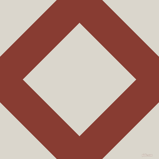 45/135 degree angle diagonal checkered chequered lines, 109 pixel line width, 272 pixel square size, Prairie Sand and White Pointer plaid checkered seamless tileable