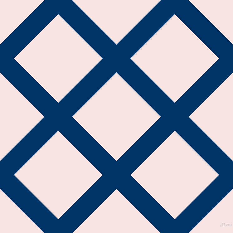45/135 degree angle diagonal checkered chequered lines, 63 pixel lines width, 201 pixel square size, Prussian Blue and Tutu plaid checkered seamless tileable