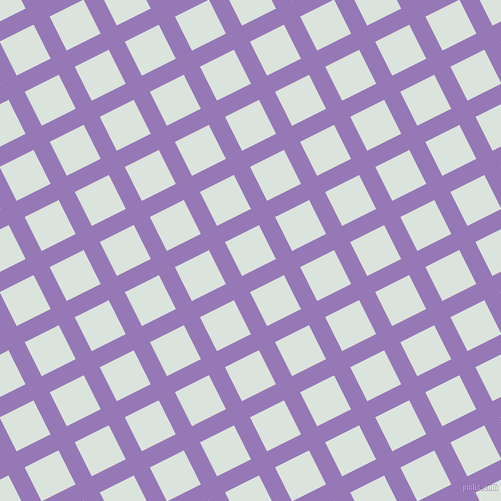 27/117 degree angle diagonal checkered chequered lines, 18 pixel lines width, 38 pixel square size, Purple Mountain
