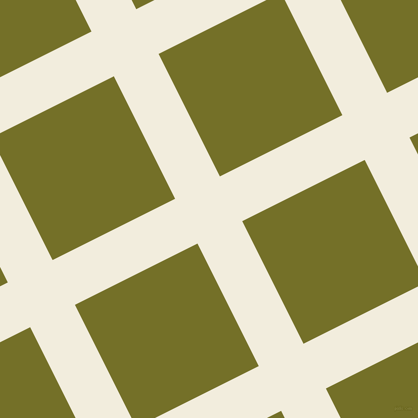27/117 degree angle diagonal checkered chequered lines, 99 pixel lines width, 271 pixel square sizeQuarter Pearl Lusta and Olivetone plaid checkered seamless tileable
