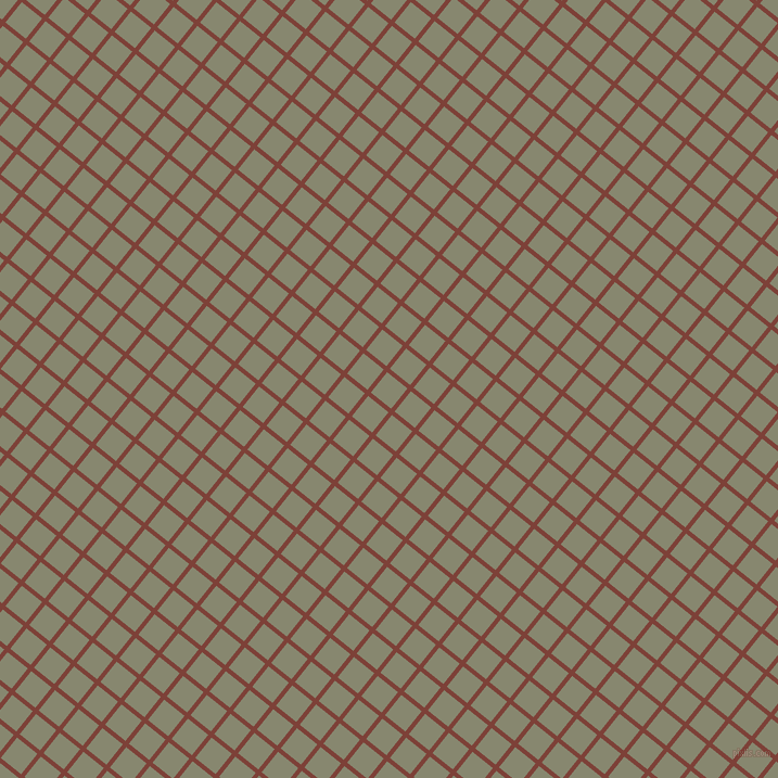 51/141 degree angle diagonal checkered chequered lines, 4 pixel line width, 24 pixel square size, Red Robin and Schist plaid checkered seamless tileable