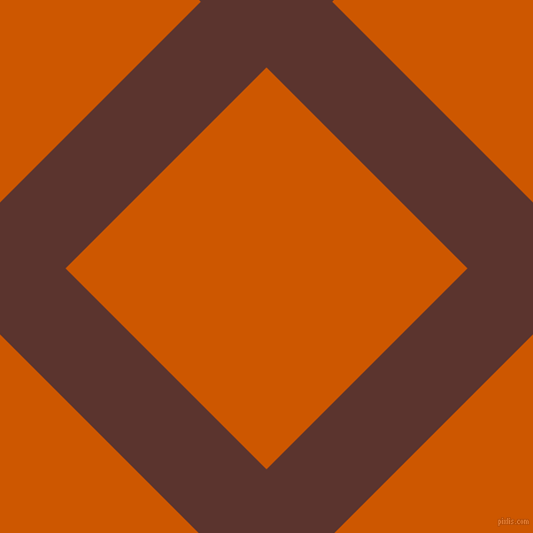45/135 degree angle diagonal checkered chequered lines, 105 pixel lines width, 321 pixel square size, Redwood and Tenne Tawny plaid checkered seamless tileable