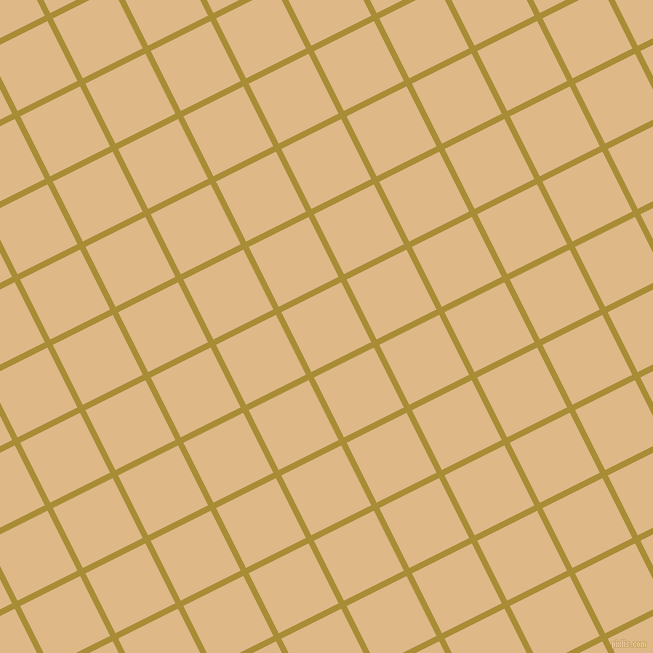 27/117 degree angle diagonal checkered chequered lines, 6 pixel lines width, 67 pixel square size, Reef Gold and Burly Wood plaid checkered seamless tileable