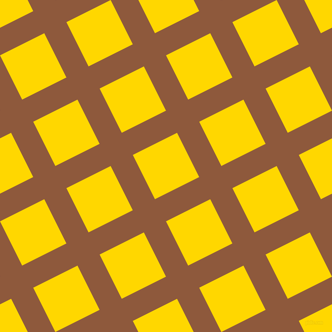 27/117 degree angle diagonal checkered chequered lines, 50 pixel line width, 100 pixel square size, Rope and Gold plaid checkered seamless tileable