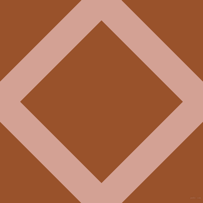 45/135 degree angle diagonal checkered chequered lines, 94 pixel line width, 381 pixel square size, Rose and Hawaiian Tan plaid checkered seamless tileable