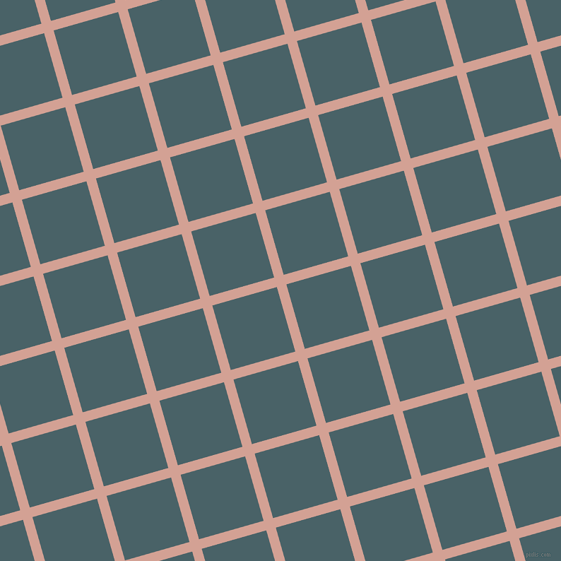 16/106 degree angle diagonal checkered chequered lines, 14 pixel lines width, 95 pixel square size, Rose and Smalt Blue plaid checkered seamless tileable