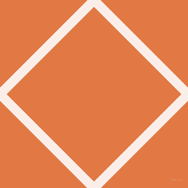 45/135 degree angle diagonal checkered chequered lines, 30 pixel lines width, 397 pixel square size, Rose White and Jaffa plaid checkered seamless tileable