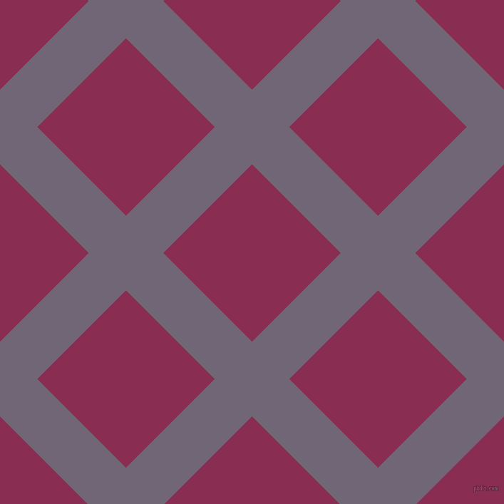 45/135 degree angle diagonal checkered chequered lines, 74 pixel lines width, 176 pixel square size, Rum and Rose Bud Cherry plaid checkered seamless tileable