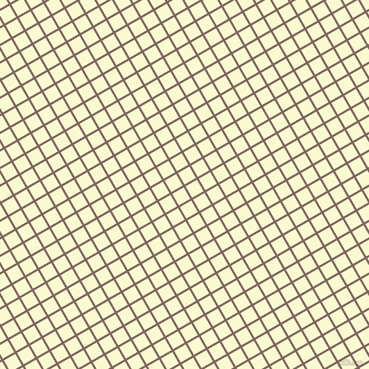 30/120 degree angle diagonal checkered chequered lines, 3 pixel line width, 19 pixel square size, Russett and Light Goldenrod Yellow plaid checkered seamless tileable