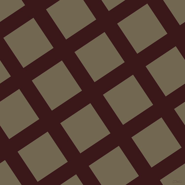 34/124 degree angle diagonal checkered chequered lines, 61 pixel line width, 147 pixel square size, Rustic Red and Coffee plaid checkered seamless tileable