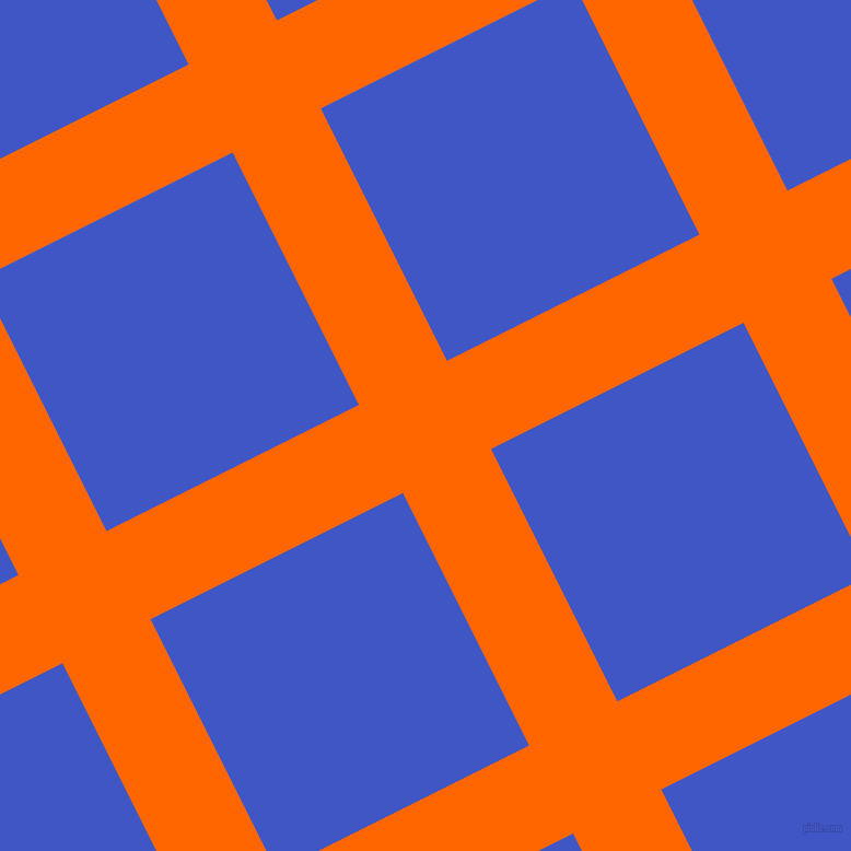27/117 degree angle diagonal checkered chequered lines, 90 pixel line width, 258 pixel square sizeSafety Orange and Free Speech Blue plaid checkered seamless tileable