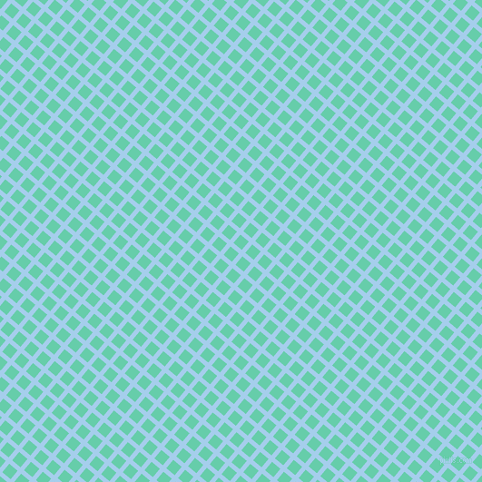 50/140 degree angle diagonal checkered chequered lines, 5 pixel line width, 12 pixel square size, Sail and Medium Aquamarine plaid checkered seamless tileable