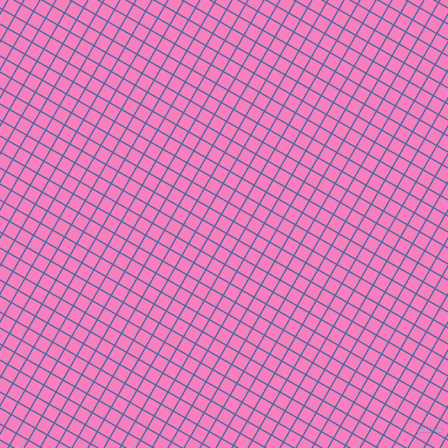 60/150 degree angle diagonal checkered chequered lines, 2 pixel lines width, 18 pixel square size, San Marino and Persian Pink plaid checkered seamless tileable