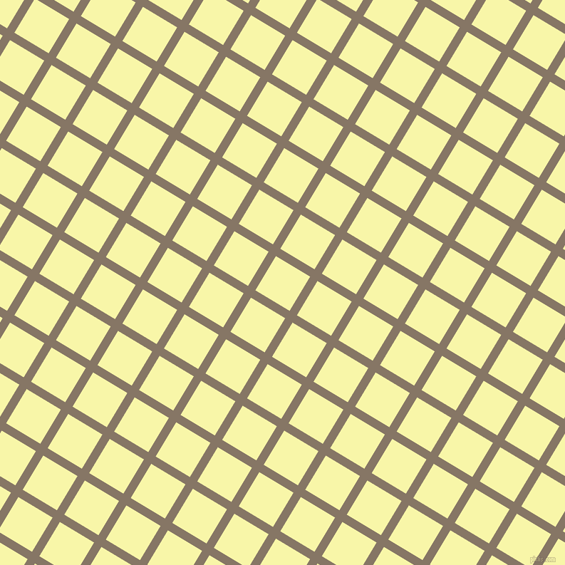59/149 degree angle diagonal checkered chequered lines, 12 pixel line width, 56 pixel square size, Sand Dune and Shalimar plaid checkered seamless tileable