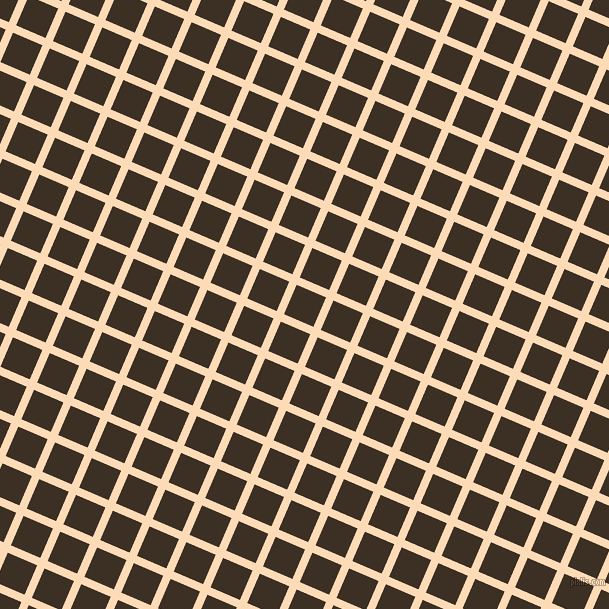 67/157 degree angle diagonal checkered chequered lines, 8 pixel line width, 32 pixel square size, Sandy Beach and Cola plaid checkered seamless tileable