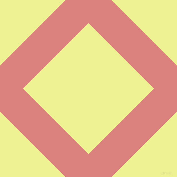 45/135 degree angle diagonal checkered chequered lines, 114 pixel lines width, 325 pixel square size, Sea Pink and Jonquil plaid checkered seamless tileable