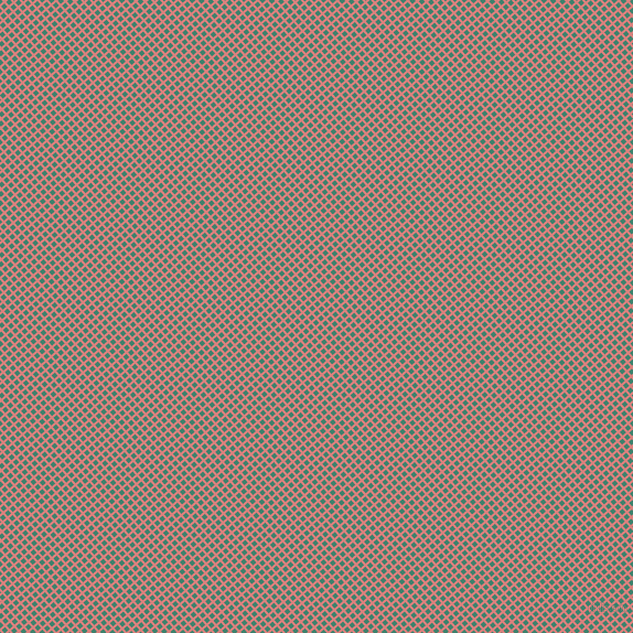 41/131 degree angle diagonal checkered chequered lines, 2 pixel line width, 4 pixel square size, Sea Pink and Viridian plaid checkered seamless tileable