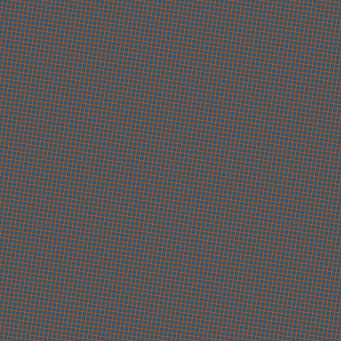 82/172 degree angle diagonal checkered chequered lines, 2 pixel line width, 7 pixel square size, Sienna and Chathams Blue plaid checkered seamless tileable
