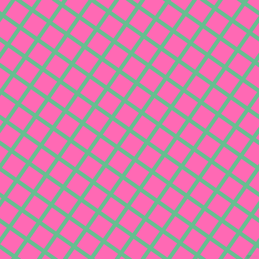 55/145 degree angle diagonal checkered chequered lines, 13 pixel lines width, 56 pixel square size, Silver Tree and Hot Pink plaid checkered seamless tileable