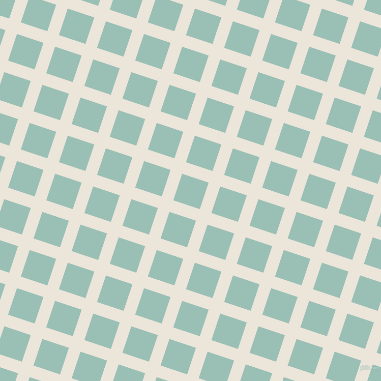 72/162 degree angle diagonal checkered chequered lines, 24 pixel lines width, 55 pixel square size, Soapstone and Shadow Green plaid checkered seamless tileable