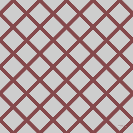 45/135 degree angle diagonal checkered chequered lines, 14 pixel line width, 58 pixel square size, Solid Pink and Very Light Grey plaid checkered seamless tileable