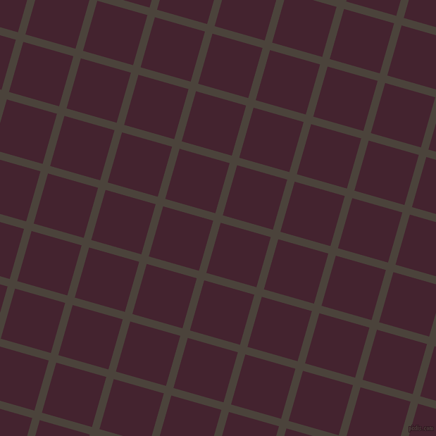 74/164 degree angle diagonal checkered chequered lines, 11 pixel lines width, 74 pixel square size, Space Shuttle and Castro plaid checkered seamless tileable