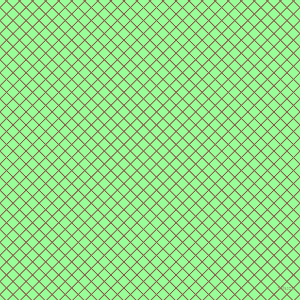 45/135 degree angle diagonal checkered chequered lines, 2 pixel lines width, 17 pixel square size, Spicy Mix and Mint Green plaid checkered seamless tileable