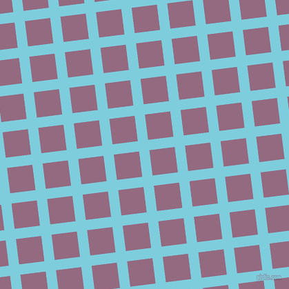 7/97 degree angle diagonal checkered chequered lines, 15 pixel lines width, 37 pixel square size, Spray and Strikemaster plaid checkered seamless tileable