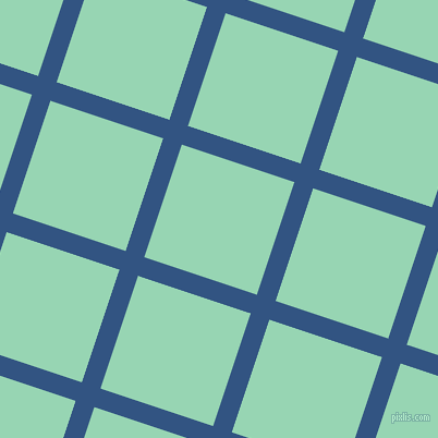72/162 degree angle diagonal checkered chequered lines, 18 pixel lines width, 109 pixel square size, St Tropaz and Vista Blue plaid checkered seamless tileable