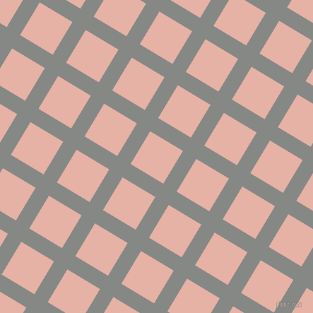 59/149 degree angle diagonal checkered chequered lines, 22 pixel lines width, 54 pixel square size, Stack and Shilo plaid checkered seamless tileable
