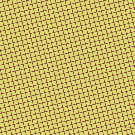 14/104 degree angle diagonal checkered chequered lines, 2 pixel lines width, 13 pixel square size, Stiletto and Goldenrod plaid checkered seamless tileable