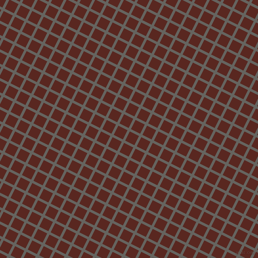 63/153 degree angle diagonal checkered chequered lines, 5 pixel lines width, 20 pixel square size, Storm Dust and Caput Mortuum plaid checkered seamless tileable