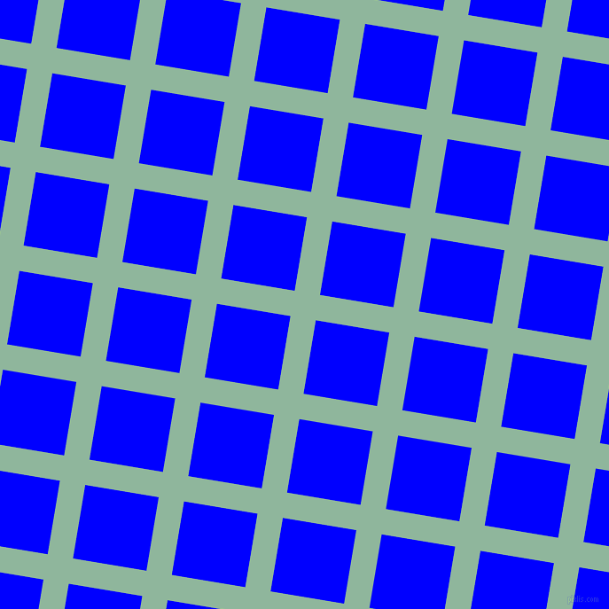 81/171 degree angle diagonal checkered chequered lines, 29 pixel lines width, 84 pixel square size, Summer Green and Blue plaid checkered seamless tileable