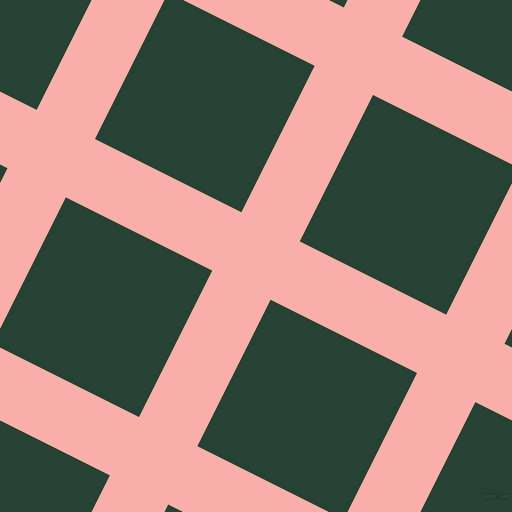 63/153 degree angle diagonal checkered chequered lines, 94 pixel line width, 236 pixel square size, Sundown and English Holly plaid checkered seamless tileable