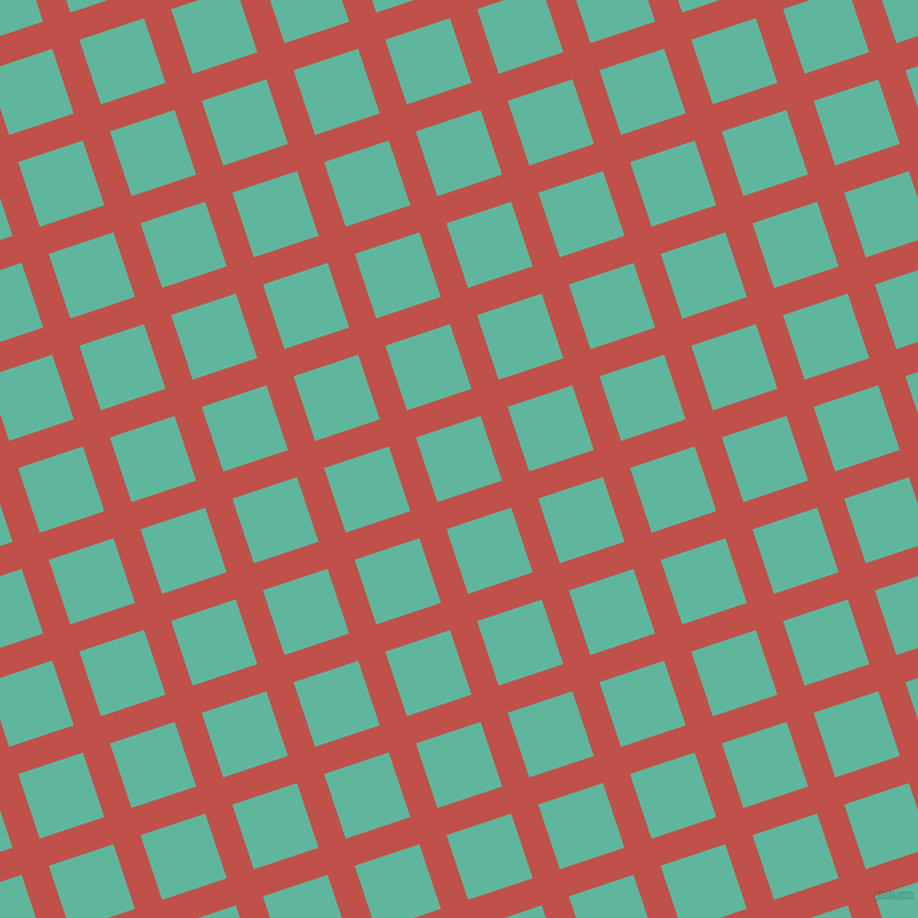 18/108 degree angle diagonal checkered chequered lines, 26 pixel line width, 62 pixel square size, Sunset and Keppel plaid checkered seamless tileable
