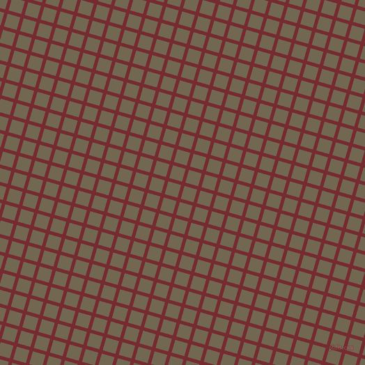 74/164 degree angle diagonal checkered chequered lines, 5 pixel lines width, 19 pixel square size, Tamarillo and Coffee plaid checkered seamless tileable