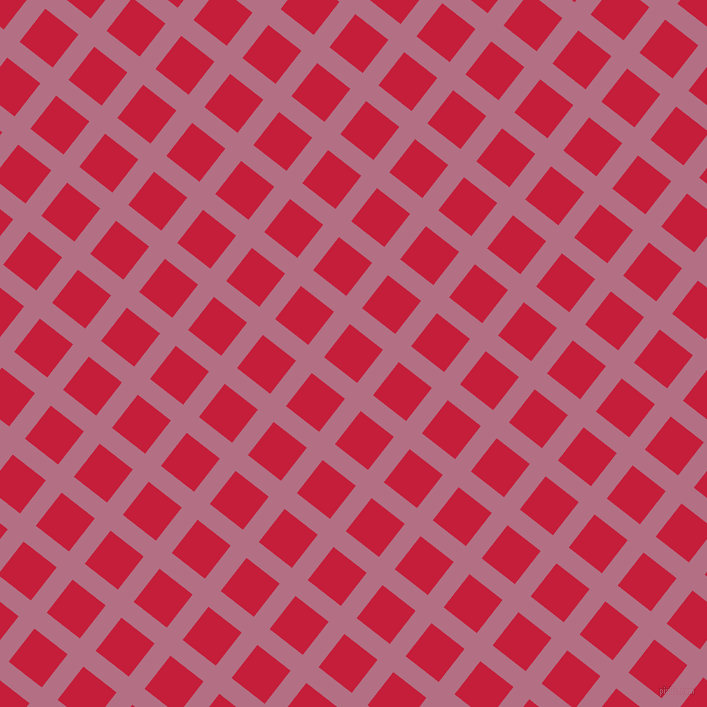 52/142 degree angle diagonal checkered chequered lines, 20 pixel line width, 42 pixel square size, Tapestry and Cardinal plaid checkered seamless tileable