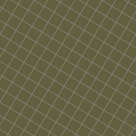 59/149 degree angle diagonal checkered chequered lines, 2 pixel lines width, 37 pixel square size, Taupe Grey and Verdigris plaid checkered seamless tileable