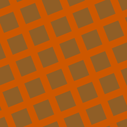 22/112 degree angle diagonal checkered chequered lines, 24 pixel line width, 54 pixel square size, Tenne Tawny and Afghan Tan plaid checkered seamless tileable