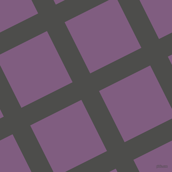 27/117 degree angle diagonal checkered chequered lines, 63 pixel line width, 183 pixel square size, Thunder and Trendy Pink plaid checkered seamless tileable